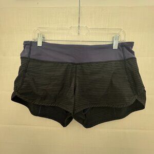 LuLu Lemon Athletica Speed Up Low-Rise Lined Short 2.5'' S8 Black / Navy Blue